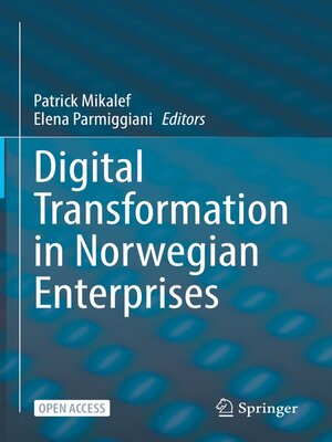 cover image of Digital Transformation in Norwegian Enterprises